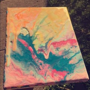 painting on canvas , marble .